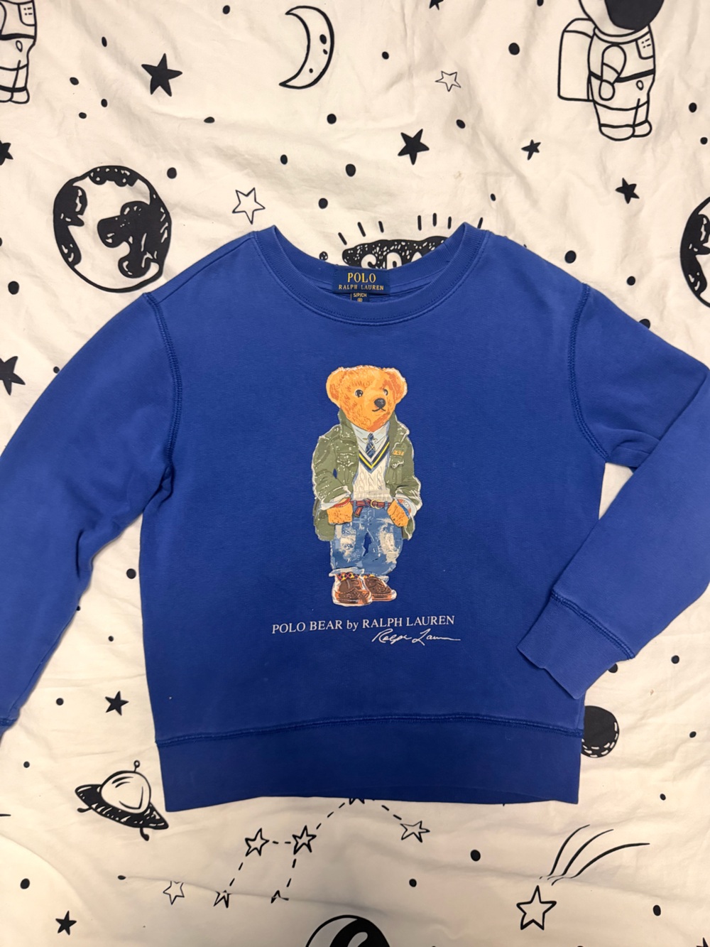 Polo by Ralph Lauren Royal Blue Polo Bear Sweatshirt
